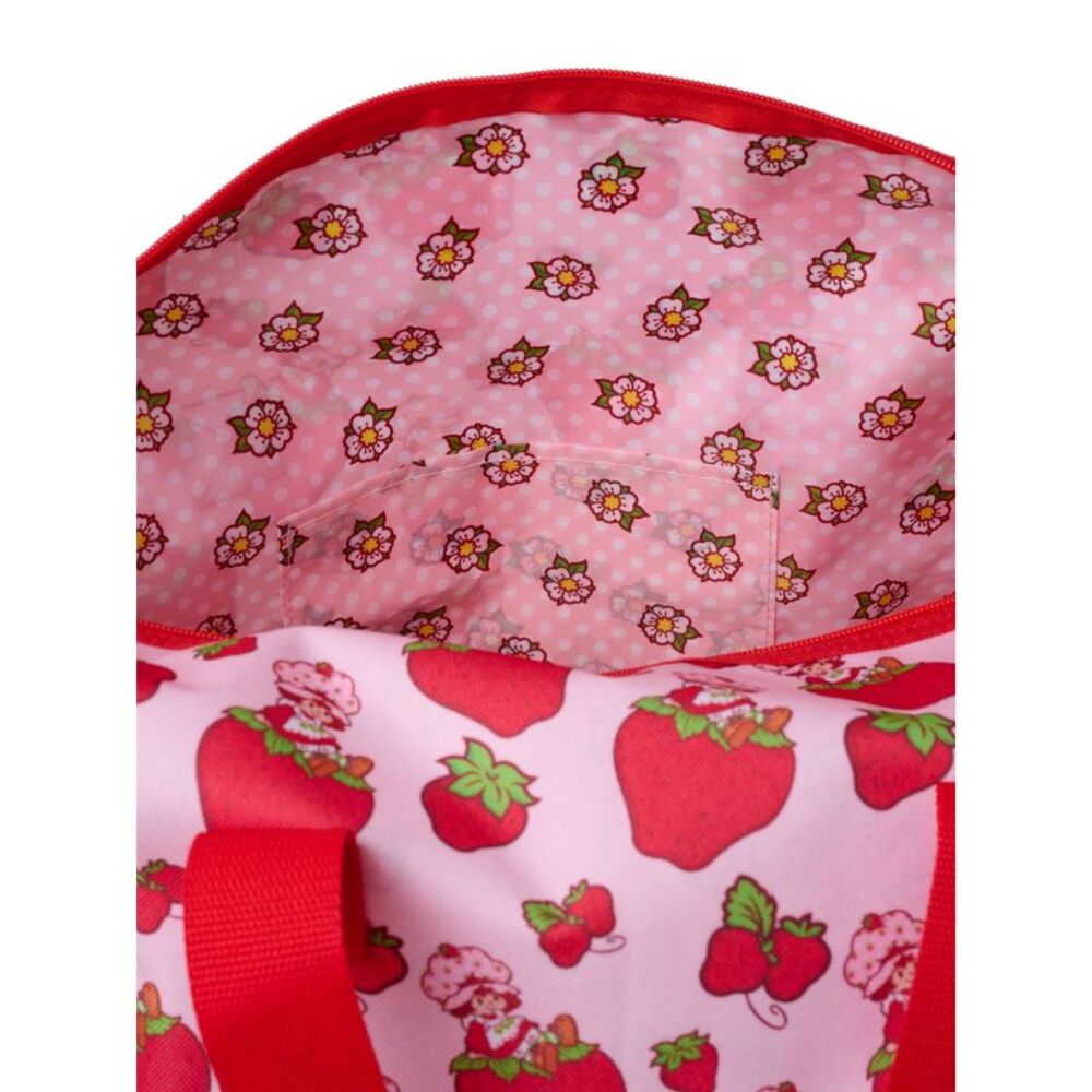 New Strawberry Shortcake Overnighter Travel Duffel Bag Carry-On Large Weekender - Picture 7 of 10